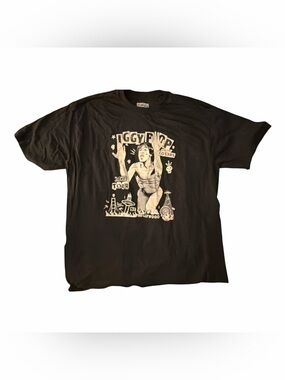 Iggy Pop 2023 Tour Black Graphic Tee